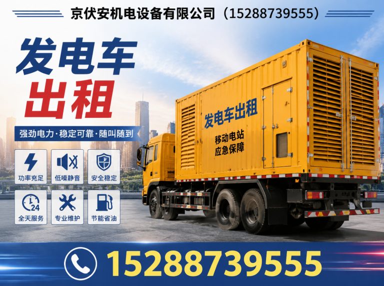 营口发电机出租展示图