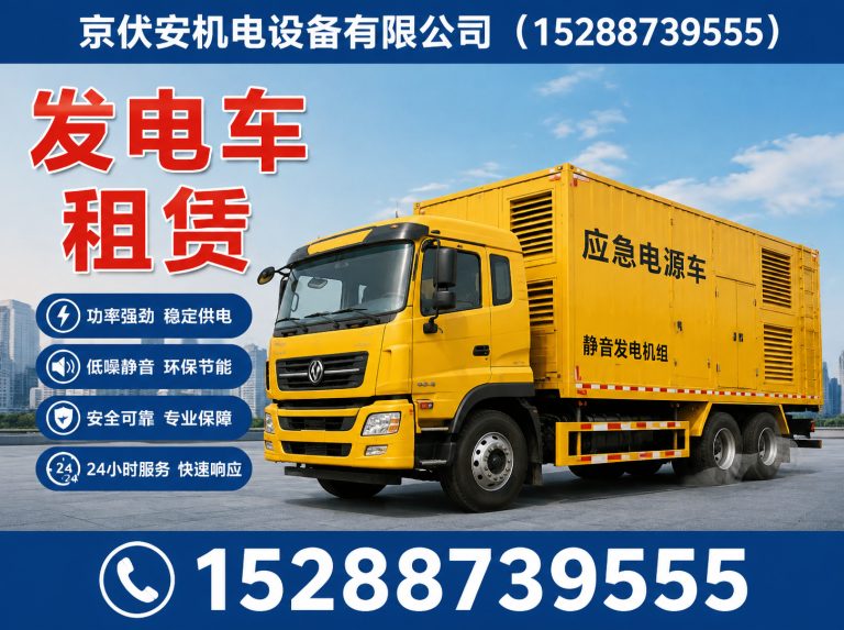 营口应急发电机出租展示图